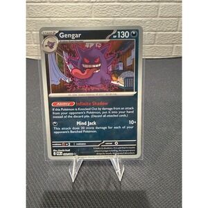Pokemon Gengar 050/088 Rare Reverse Holo Japanese TCG Card Psychic Stage 2